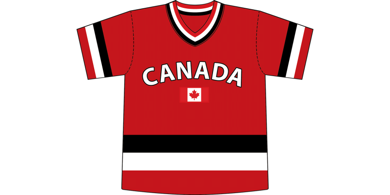 Youth Small - Canada Hockey Jersey - Red