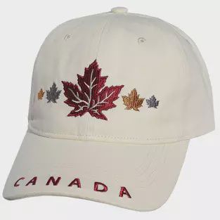 Cap - Canada Leaves - Beige