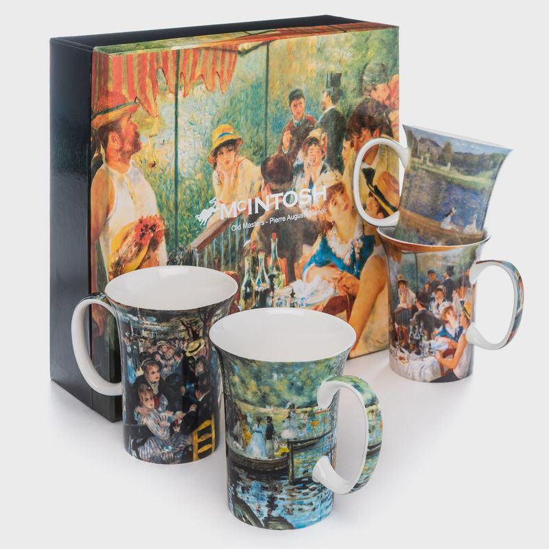 McIntosh Renoir 4-mug set