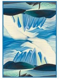 Oscardo Tea Towel - Lake and Mountains - Harris