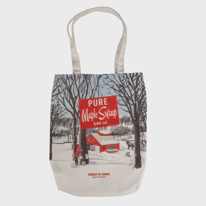 Tote Bag - Maple Syrup Can Design