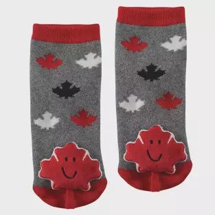 Socks - Happy Leaf Plush 0-36 months