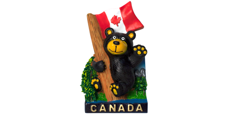 3D Magnet - Black Bear