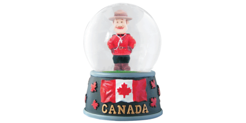 Snow Globe - RCMP officer