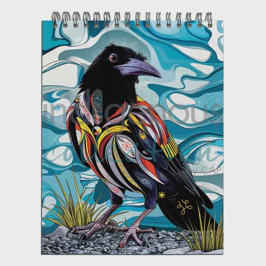 IC - Sketchbook - Spirit Crow - Stephanie White