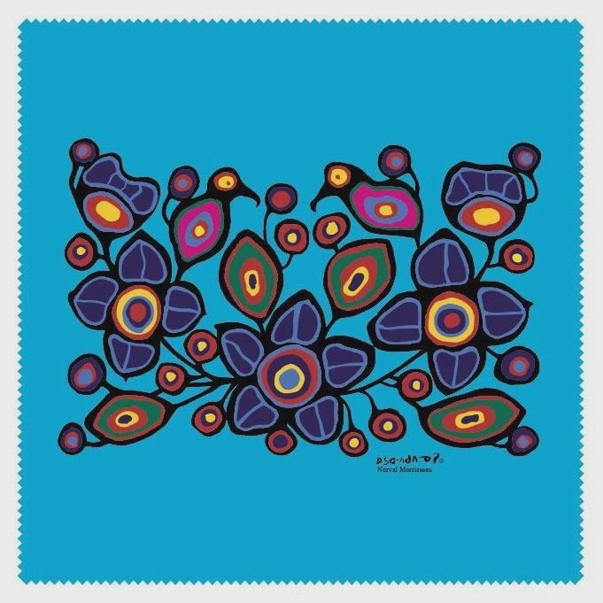ART Glass Cleaner - Flowers and Birds - Morrisseau