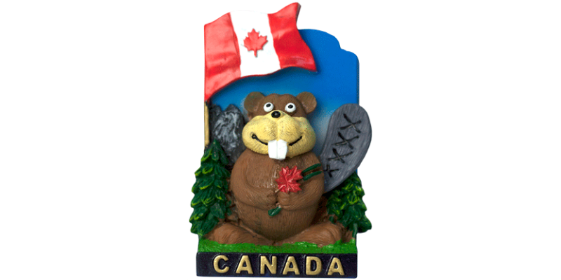 3D Magnet - Beaver