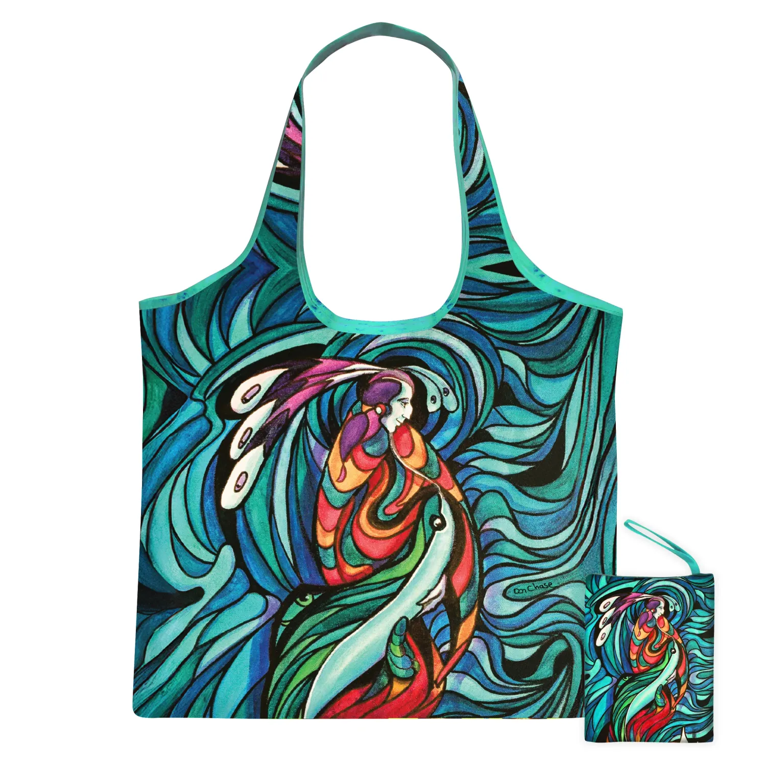 ART Spirit Fish Eco Shopping Bag - Don Chase