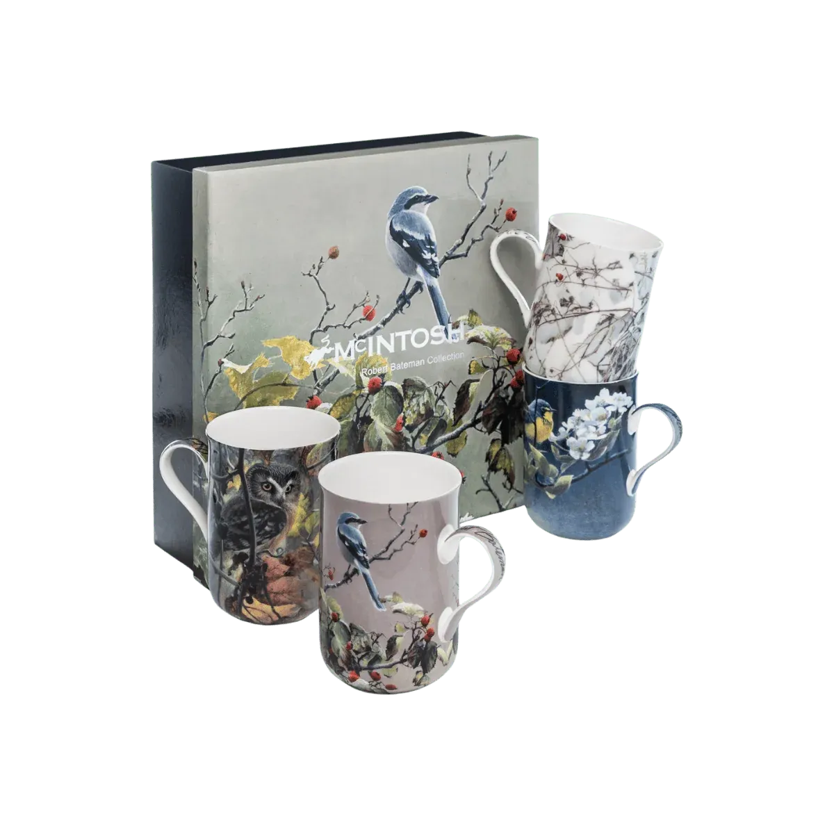 Robert Bateman - Birds 4-Mug Set