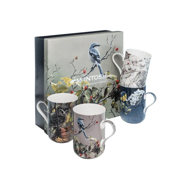 Robert Bateman - Birds 4-Mug Set