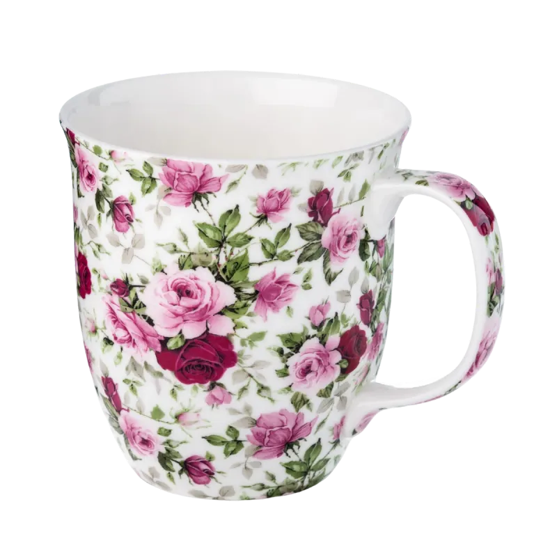 Chintz Pink Roses Java Mug
