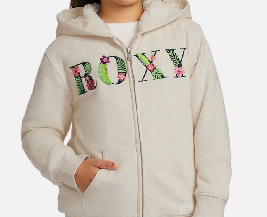 Roxy Beige Fleece Hoodie