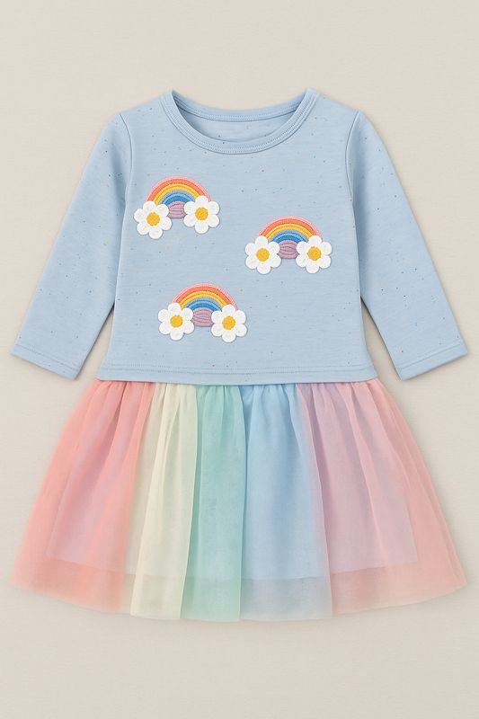 Zunie Rainbow Tutu Dress