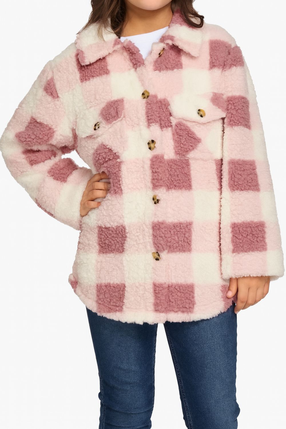 Roxy Pink Fleece Jacket