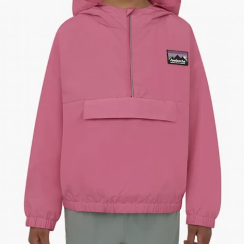 Avalanche Girls Youth Packable Quarter Zip Hooded Jacket