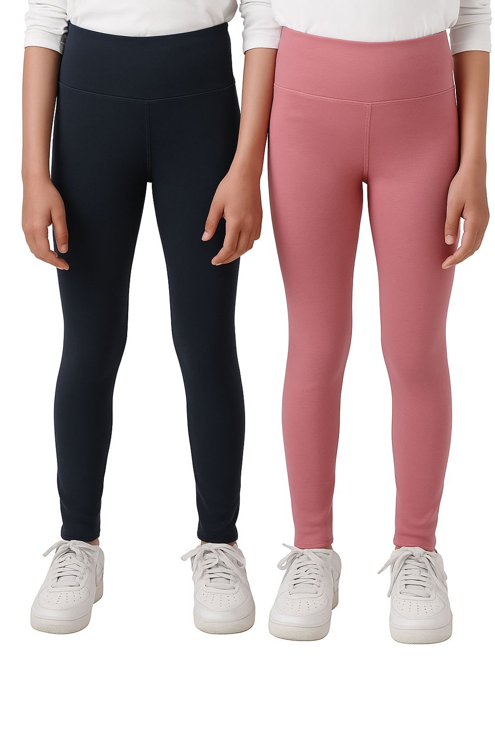 Tuff Athletics 2 Pack Fleece Tights Leggings