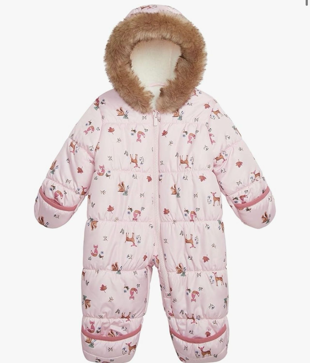 Carter's Baby Girl Cozy One-Piece Footed Pram Suit