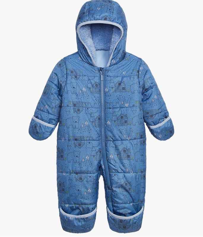 Cater's Baby Boy Cozy One-Piece Footed Pram Suit