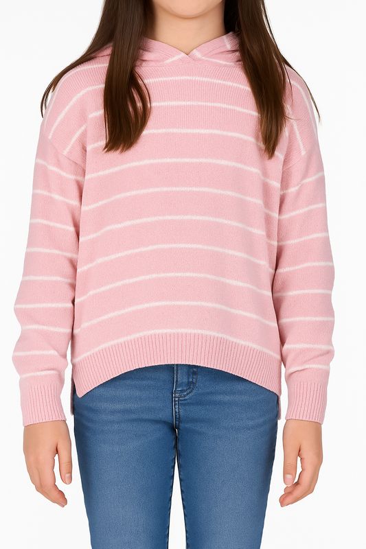 DKNY Youth Pink Plush Sweater