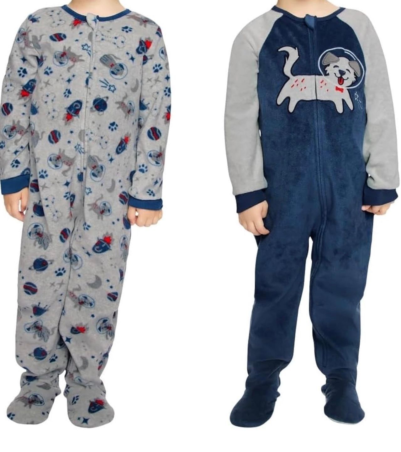 KHQ Boys 2 Pack Footed Pajama