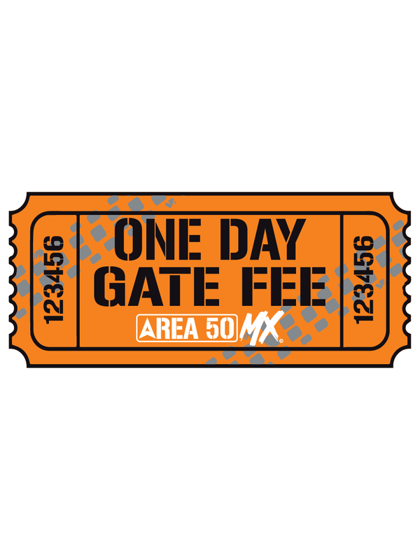 1 DAY GATE FEE