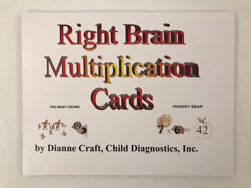 Right Brain Multiplication Cards