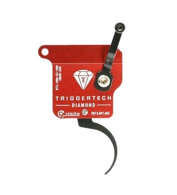 TriggerTech Rem 700 Left Hand (Clone Only) Diamond Curved Trigger 4 - 32 oz
