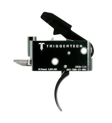 TriggerTech AR15 Adaptable PVD Curved Trigger 2.5 - 5.0 lbs
