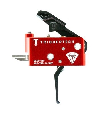 TriggerTech AR15 Diamond PVD Flat Trigger 1.5 - 4.0 lbs