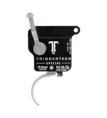 TriggerTech Rem 700 Special Curved Lever Stainless Trigger 1.0 - 3.5 lbs