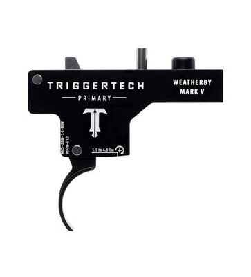 TriggerTech Weatherby Mark V Primary PVD Black Curved Trigger 1.5 - 4.0 lbs