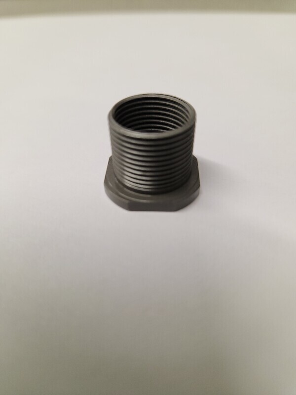 Precision Armament - M4 Muzzle Thread Adapter - 9/16-24 to 5/8 Precision Armament - M4 Muzzle Thread Adapter - 9/16-24 to 5/8"-24 - Matte Stainless