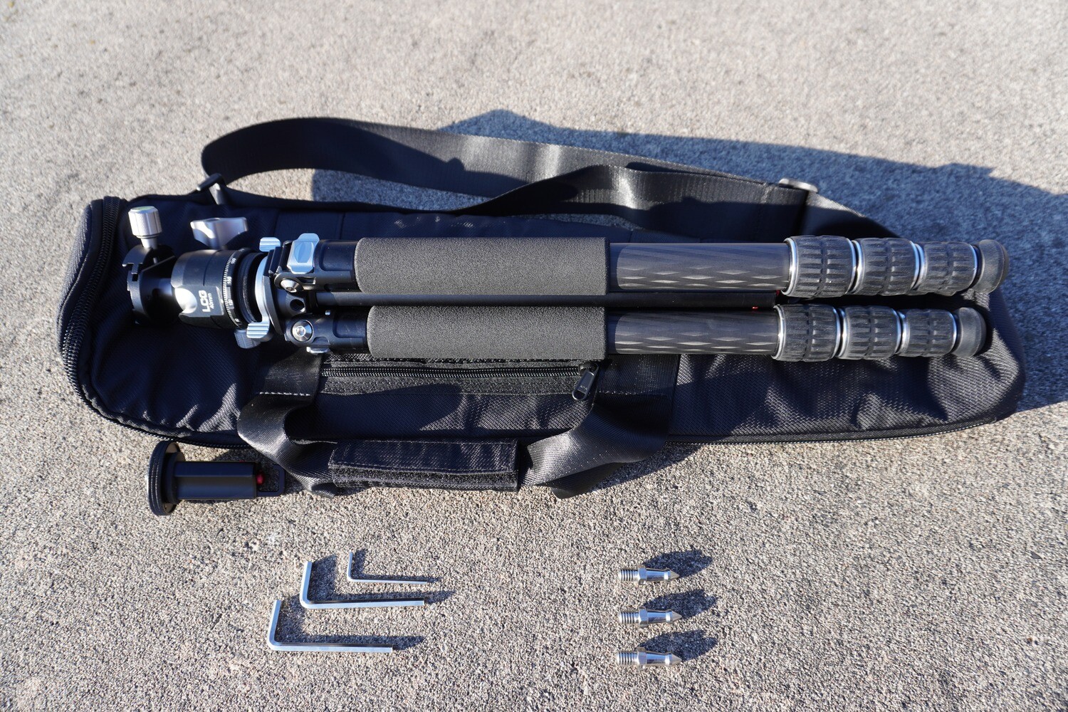 "THOROFARE" - Ultralight  - Carbon Fiber Tripod by Little Crow Gunworks
