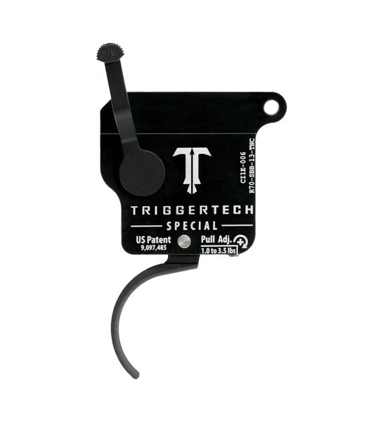 TriggerTech Rem 700 Special PVD Black Curved Trigger (No Bolt Release) 1.0 - 3.5 lbs TriggerTech Rem 700 Special PVD Black Curved Trigger (No Bolt Release) 1.0 - 3.5 lbs