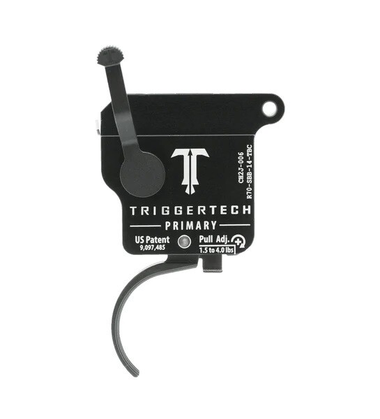TriggerTech Rem 700 Primary PVD Black Curved Trigger 1.5 - 4.0 lbs TriggerTech Rem 700 Primary PVD Black Curved Trigger 1.5 - 4.0 lbs