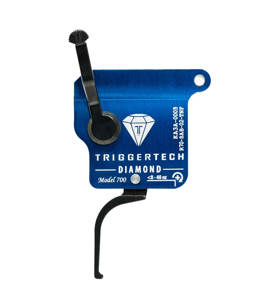 TriggerTech Rem 700 (Clone Only) Rough Diamond PVD Black Flat Trigger 8 - 40 oz TriggerTech Rem 700 (Clone Only) Rough Diamond PVD Black Flat Trigger 8 - 40 oz