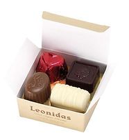Leonidas Mini Doosje - 4 bonbons Leonidas Mini Doosje - 4 bonbons