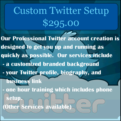 Custom Twitter Setup