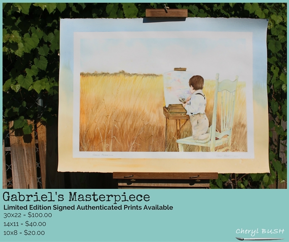 Gabriel's Masterpiece  22x30