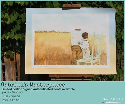 Gabriel's Masterpiece  8 x 10