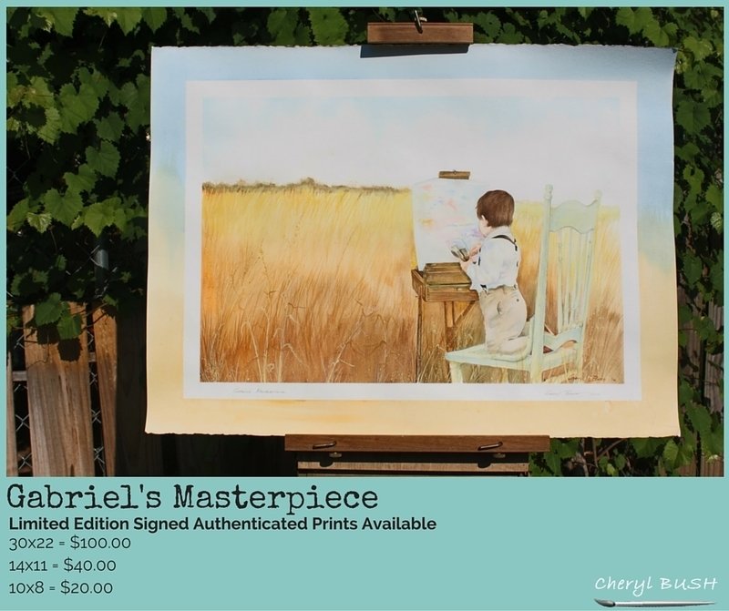 Gabriel's Masterpiece  11x14
