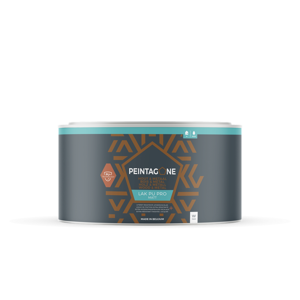 Lak PU Pro Matt, Base: W, Hoeveelheid: 0.5 Liter