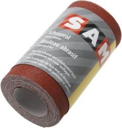 Schuurpapier op rol 4,5 m x 120 mm