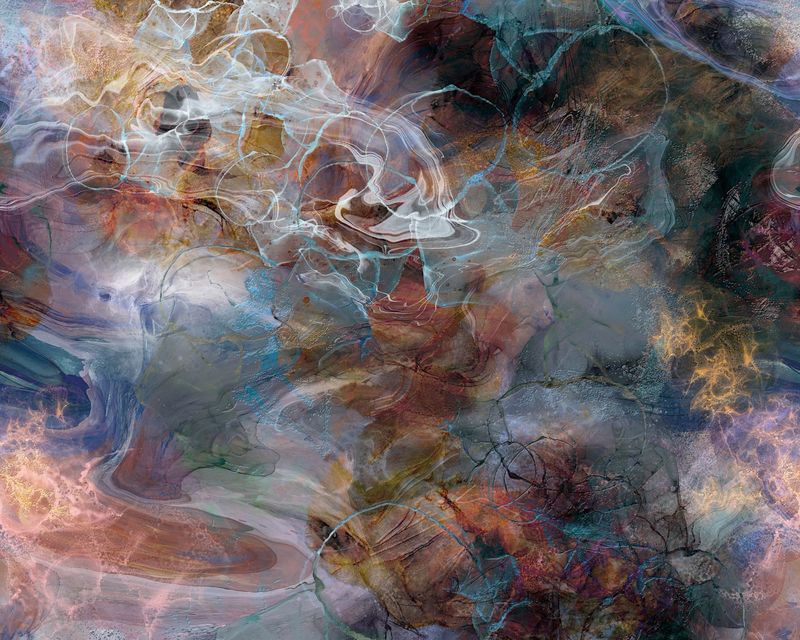 Enjoy Life - Alcohol Marbled 350x280cm INK8225