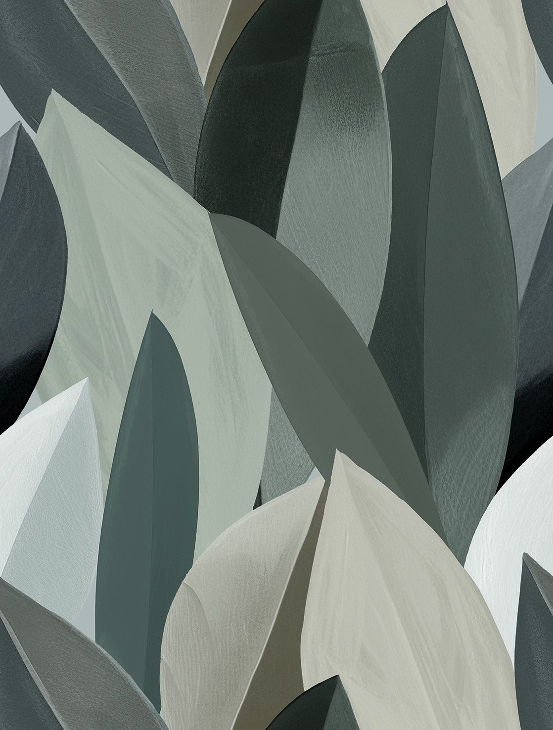 Serenity - mural Foliage Taupe 212x280cm SYD27597