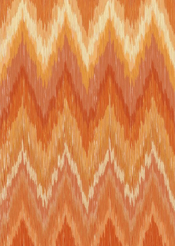 Enjoy Life - Flame Stitched Wall Sunny 200x280cm INK8228