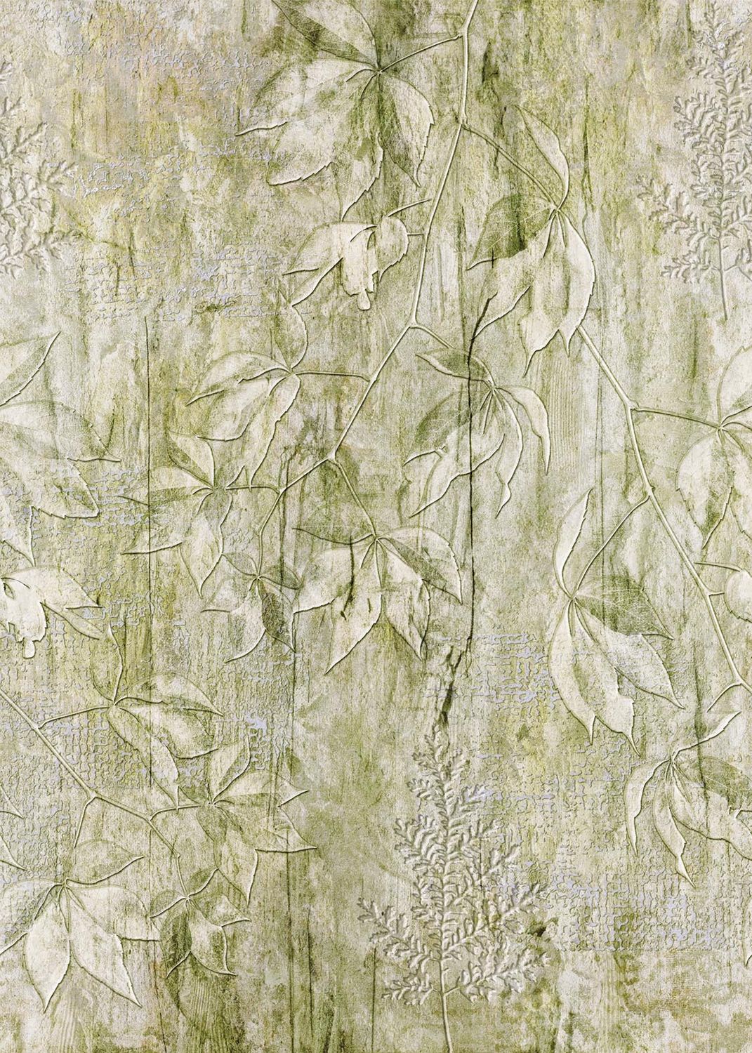 Enjoy Life - Fossil Leaves Celadon 200x280cm INK8232