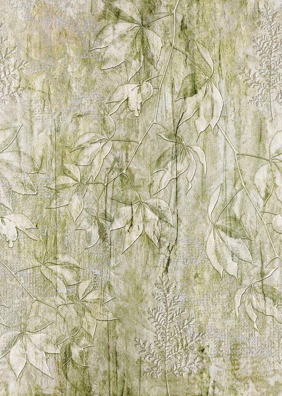 Enjoy Life - Fossil Leaves Celadon 200x280cm INK8232