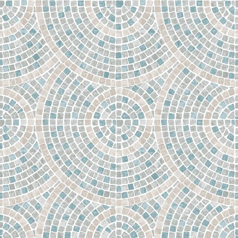 Artifice- mozaïek tegel grijs/petrol M763-01