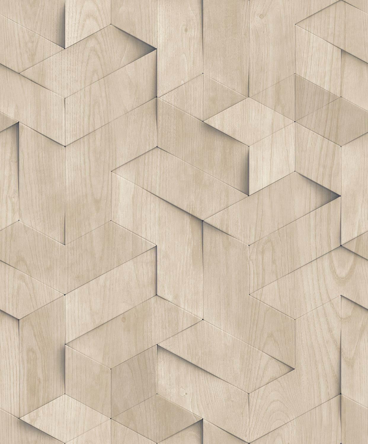 Brut- hout 3D beige M744-07